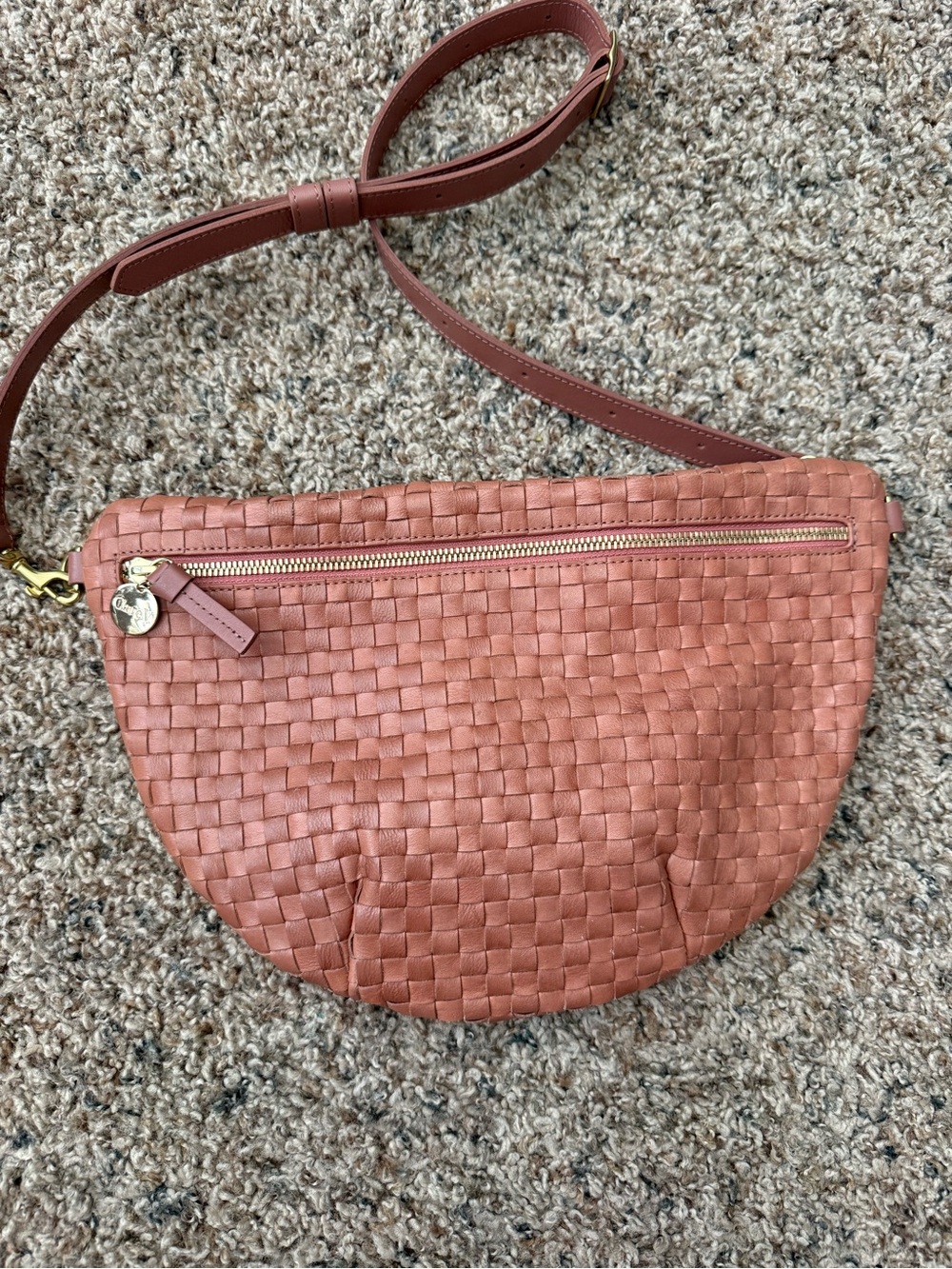 Clare V. Grande Fanny in Rose Clay